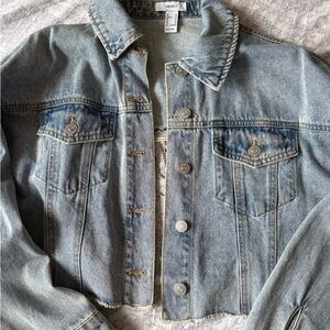 Forever 21 Light Blue Jean Jacket